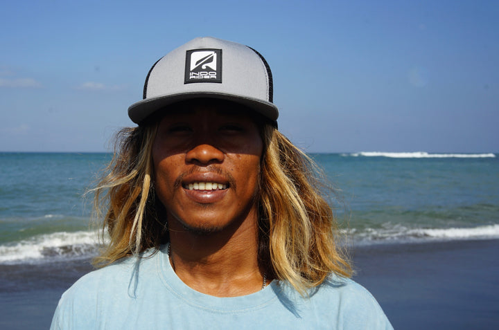 Grey Black Trucker cap